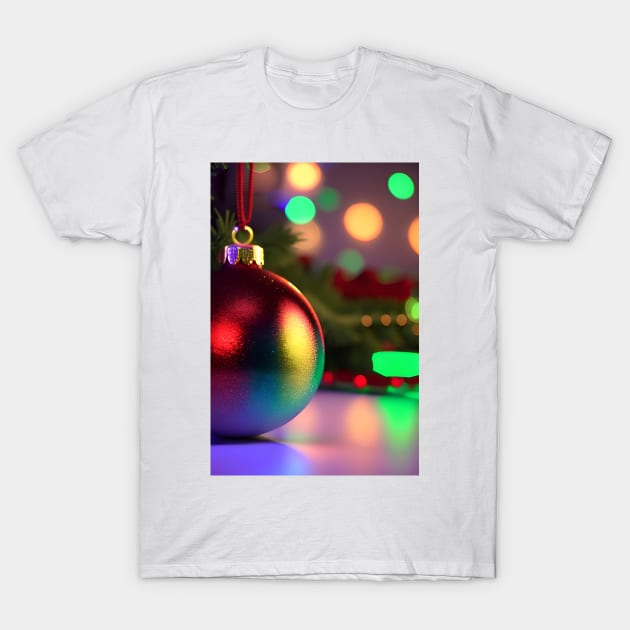 Christmas Baubles 2 T-Shirt by robsteadman